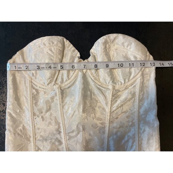Sears Ivory Strapless Four Hook Corset Sz 36B - Picture 5 of 7